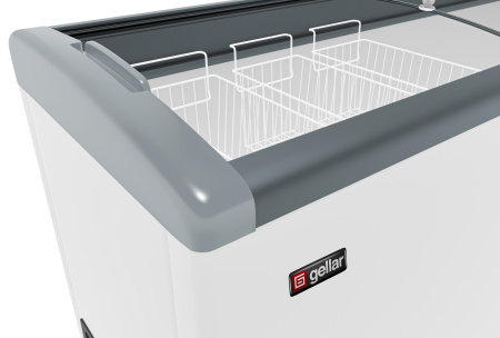 Ларь морозильный Gellar FG 400 E серый